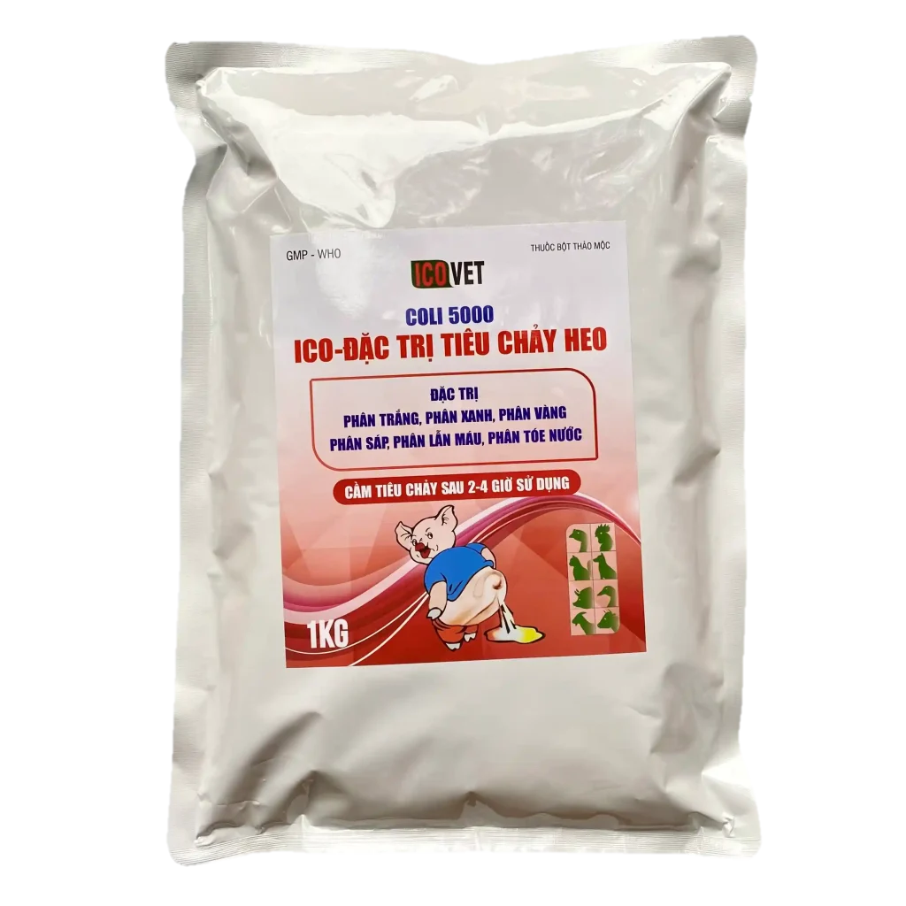 ICO-ĐẶC TRỊ TIÊU CHẢY HEO