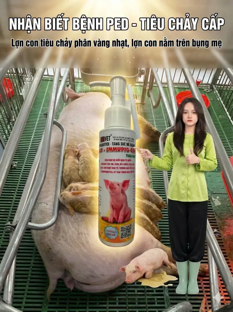 Nhận biết bệnh PED tiêu chảy cấp, thuốc đặc trị ICO-IMMUPIG COX