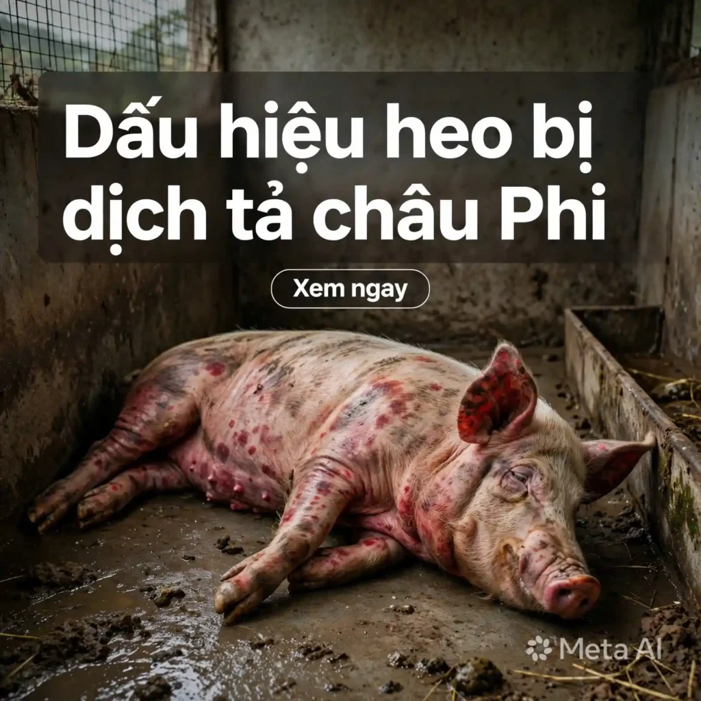 Dấu hiệu heo bị dịch tả châu phi